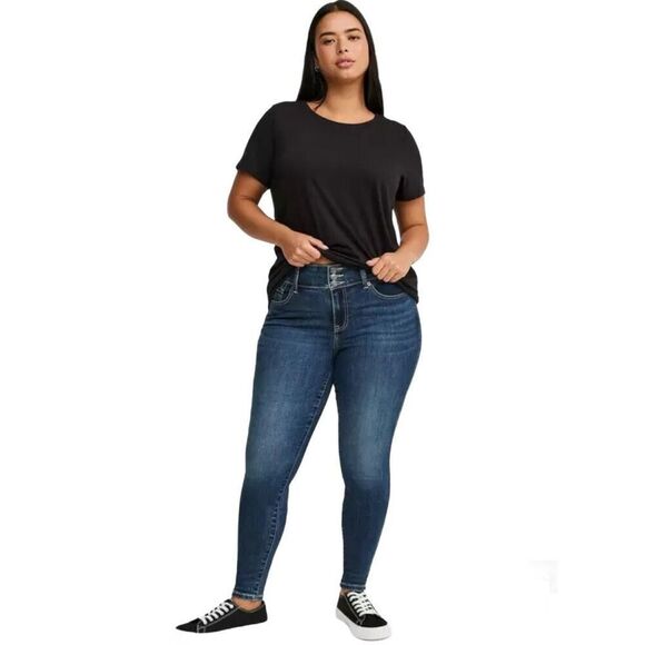 Torrid Super Soft Jeggings Sz 22R - Picture 1 of 7